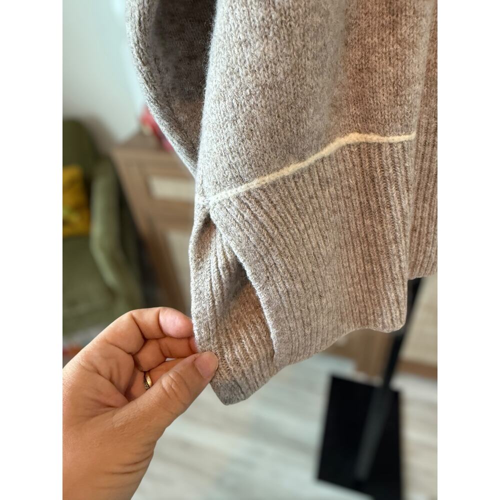 Studio By The Workshop Abstract Stripe Turtleneck… - image 4